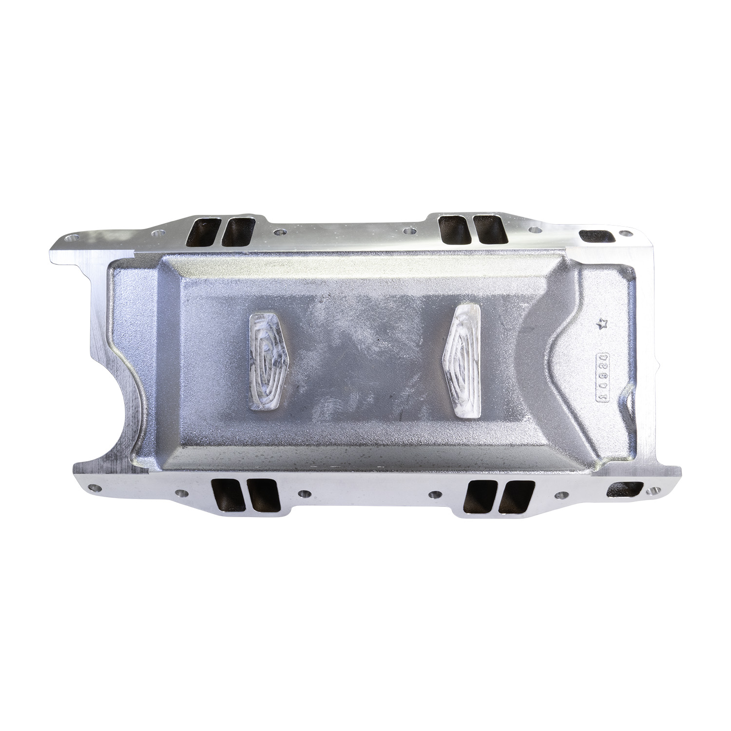 Edelbrock 7576-CP RPM Air-Gap Small Block Chrysler Intake Manifold - Chrome Plasma